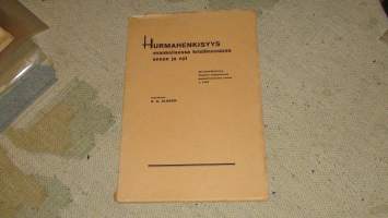 hurmahenkisyys evankelisessa kristikunnassa ennen ja nyt 1932
