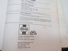 Jaguar Saloons Mk1, Mk2 240 &amp; 230 1955 to 1969, 2483 cc (154.5 cu in) 3442 cc (210 cu in), 3781 cc (231 cu in) Haynes Owners Workshop Manual -korjauskäsikirja
