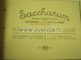 Saccharum 1930 International guide book for sugar mills and distilleries