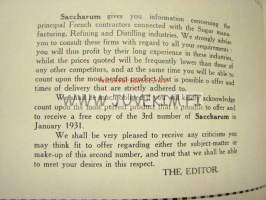 Saccharum 1930 International guide book for sugar mills and distilleries