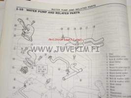 Subaru 1300, 1600, 1800 tightening torque and maintenance standard -kiristys- ja säätöarvot, englanninkielinen