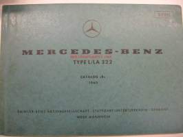 Mercedes-Benz TYPE L/LA 322 Catalog B 1960 alusta / korinosat