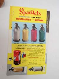 The Sparklets Syphon -brochure / sifoniesite