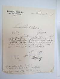Haapaveden Sähkö Oy, Haapavesi, 2.4.1924 - Suomen Sahanterätehdas Oy, Tampere -asiakirja -business document