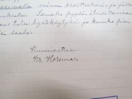 Kr. Horsman Konetehdas, Salo, 17.4.1924 - Suomen Sahanterätehdas Oy, Tampere -asiakirja -business document