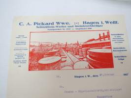 C.A. Picard Wwe, Hagen i Westfalen, Sleifsteinwerke und Steinbruchbesitzer, 27.10.1926 - Suomen Sahanterätehdas Oy / Finska Sågblads Aktiebolag, Tampere