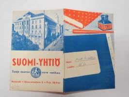 Suomi-Yhtiö - Suoja nuoren - Vara vanhan -lukujärjestys -school timetable