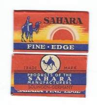 Sahara Fine Edge  - partateräkääre sisällä partaterä