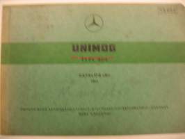 Mercedes-Benz Unimog Type 406 Catalog B 1964 moottorinosaluettelo