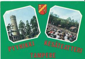 Tampere, Pyynikki  Kesäteatteri - paikkakuntapostikortti postikortti kulkematon