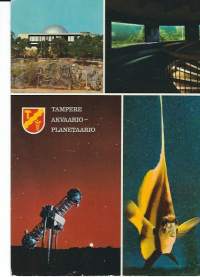 Tampere, Akvaarioplanetaario - paikkakuntapostikortti postikortti kulkematon