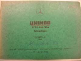 Mercedes-Benz Unimog Type 406 / 416 Fahrerhaus Catalog A 1969 Hytinosat