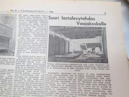 Rakennusviesti 1967-68 7 kpl lehtiä, monipuolisesti tuon ajan rakentamisesta