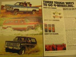 Chevrolet 4-Wheelers vm. 1978 myyntiesite