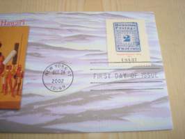 Heritage of Hawaii, 2002, USA, ensipäiväkuori, FDC, hieno. Katso myös muut kohteeni mm. noin 1200 erilaista amerikkalaista ensipäiväkuorta 1920-luvulta