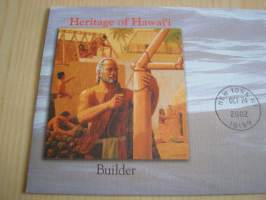 Heritage of Hawaii, 2002, USA, ensipäiväkuori, FDC, hieno. Katso myös muut kohteeni mm. noin 1200 erilaista amerikkalaista ensipäiväkuorta 1920-luvulta