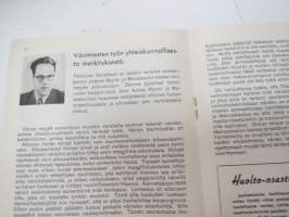 Tikkurilan Viesti 1951 nr 1 -asiakaslehti, sisältää mm. asiapitoisia ammattiartikkeleita maalaus- suojaus- ja pinnoitustöistä ja materiaaleista -customer