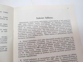 Tikkurilan Viesti 1951 nr 1 -asiakaslehti, sisältää mm. asiapitoisia ammattiartikkeleita maalaus- suojaus- ja pinnoitustöistä ja materiaaleista -customer