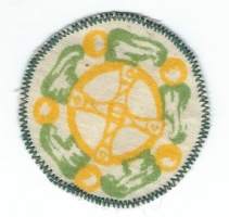 Hiihtomerkki -   hihamerkki  6 cm