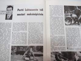 Moottoriurheilu 1965 nr 10, Moottoriurheilu 1965 nr 10 sis. mm. seuraavat artikkelit / kuvat, mainokset; Kansikuva Simca 1500, Sabb -66, Esso Extra bensiini -