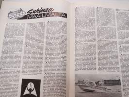 Moottoriurheilu 1965 nr 5, sis. mm. seuraavat artikkelit / kuvat, mainokset; Kansikuva Simca 1000, Jawa, Ruskeasanta, Neuvostoliiton kolmikko hallitsi Ruissalon