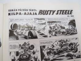 Moottoriurheilu 1965 nr 5, sis. mm. seuraavat artikkelit / kuvat, mainokset; Kansikuva Simca 1000, Jawa, Ruskeasanta, Neuvostoliiton kolmikko hallitsi Ruissalon