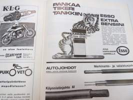 Moottoriurheilu 1965 nr 5, sis. mm. seuraavat artikkelit / kuvat, mainokset; Kansikuva Simca 1000, Jawa, Ruskeasanta, Neuvostoliiton kolmikko hallitsi Ruissalon