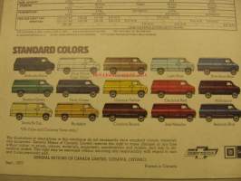 Chevrolet Vans vm. 1978 myyntiesite