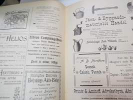Vox III - Vårpublikation af tidningsmän 1904, innehåller bla följande artikel / bilder; Ett minne (av J.A. Lyly),Två monumentala byggnader i Åbo