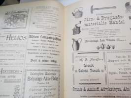 Vox III - Vårpublikation af tidningsmän 1904, innehåller bla följande artikel / bilder; Ett minne (av J.A. Lyly),Två monumentala byggnader i Åbo