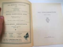 Åbo Sångarbröder 1915-1925 -choir history