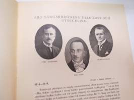 Åbo Sångarbröder 1915-1925 -choir history