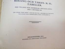 Finska Statsjärnvägarne - Trafikreglemente -traffic rules and regulations of State Railways
