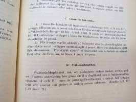 Finska Statsjärnvägarne - Trafikreglemente -traffic rules and regulations of State Railways