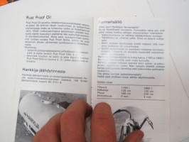 Hankkija - Öljytuotteita maatalouskäyttöön -myyntiesite / brochure