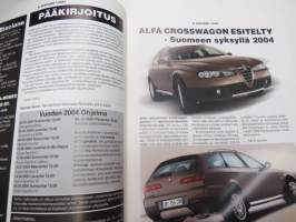 il Biscione 2004 nr 1 -  Club Alfa Romeo Finland ry -jäsenlehti -car club membership magazine