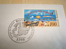 Pohjanmeri, 1990, Saksa, ensipäiväkuori, FDC. Katso myös muut kohteeni mm. noin 1200 erilaista amerikkalaista ensipäiväkuorta 1920-luvulta 2000-luvulle. Sekä
