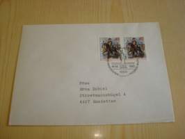 Friedrich Wilhelm von Steuben, 1980, Saksa, ensipäivänkuori, FDC. Katso myös muut kohteeni mm. noin 1200 erilaista amerikkalaista ensipäiväkuorta 1920-luvulta