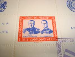Prinssi Felipen vierailu, 1962, Paraguay, ensipäivänkuori, FDC. Katso myös muut kohteeni mm. noin 1200 erilaista amerikkalaista ensipäiväkuorta 1920-luvulta