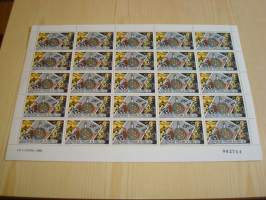 1980 Kongo, täysi postimerkkiarkki, 15 postimerkkiä, käyttämätön. Katso myös muut kohteeni mm. noin 1200 erilaista amerikkalaista ensipäiväkuorta