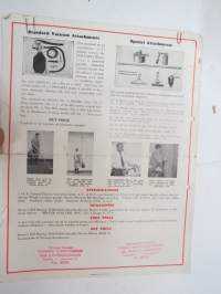 Tornado Model 10 - Breuer´s Ball Bearing Portable blower - 1 H.P. General Electric Motor -brochure / kannettavan puhaltimen myyntiesite