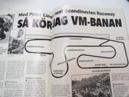 Swedish TT Anderstorp 11-14 Augusti 1988 -ohjelma / program