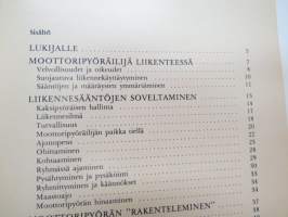 Moottoripyöräilijän liikenneopas -traffic guide for the motorcyclist