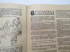 Hakkapeliitta 1943 nr 28, sis. mm. seur. artikkelit / kuvat / mainokset; Sotatilannekatsaus, Kesäinen tuokiokuva etulinjoilta, Telttasauna, Bismarck