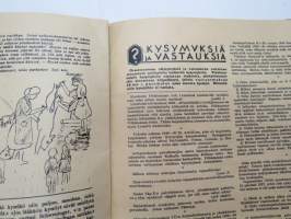 Hakkapeliitta 1943 nr 28, sis. mm. seur. artikkelit / kuvat / mainokset; Sotatilannekatsaus, Kesäinen tuokiokuva etulinjoilta, Telttasauna, Bismarck