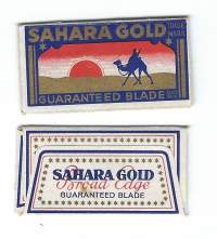 Sahara Gold - partateräkääre sisällä partaterä