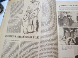 Suomen Kuvalehti 1946 nr 49, ilmestynyt 7.12.1946, sis. mm. seur. artikkelit / kuvat / mainokset; Kansikuva &quot;Pölli&quot;, Lentävä Jättiläinen -lentovenettä