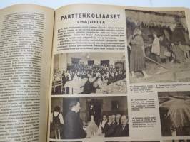 Suomen Kuvalehti 1946 nr 49, ilmestynyt 7.12.1946, sis. mm. seur. artikkelit / kuvat / mainokset; Kansikuva &quot;Pölli&quot;, Lentävä Jättiläinen -lentovenettä