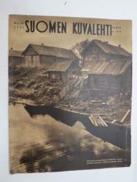 Suomen Kuvalehti 1941 nr 37, ilmestynyt 13.9.1941, sis. mm. seur. artikkelit / kuvat / mainokset; Kansikuva &quot;Hiljainen Aunukselaiskylä&quot;, Siellä missä muutkin -