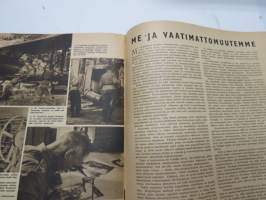 Suomen Kuvalehti 1941 nr 37, ilmestynyt 13.9.1941, sis. mm. seur. artikkelit / kuvat / mainokset; Kansikuva &quot;Hiljainen Aunukselaiskylä&quot;, Siellä missä muutkin -